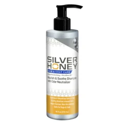Silver Honey Skin & Coat Care Shampoo with Odor Neutralizer for Dogs & Cats (16 oz)