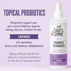 Skout's Honor Probiotic Lavender Dog Deodorizer, 8-oz
