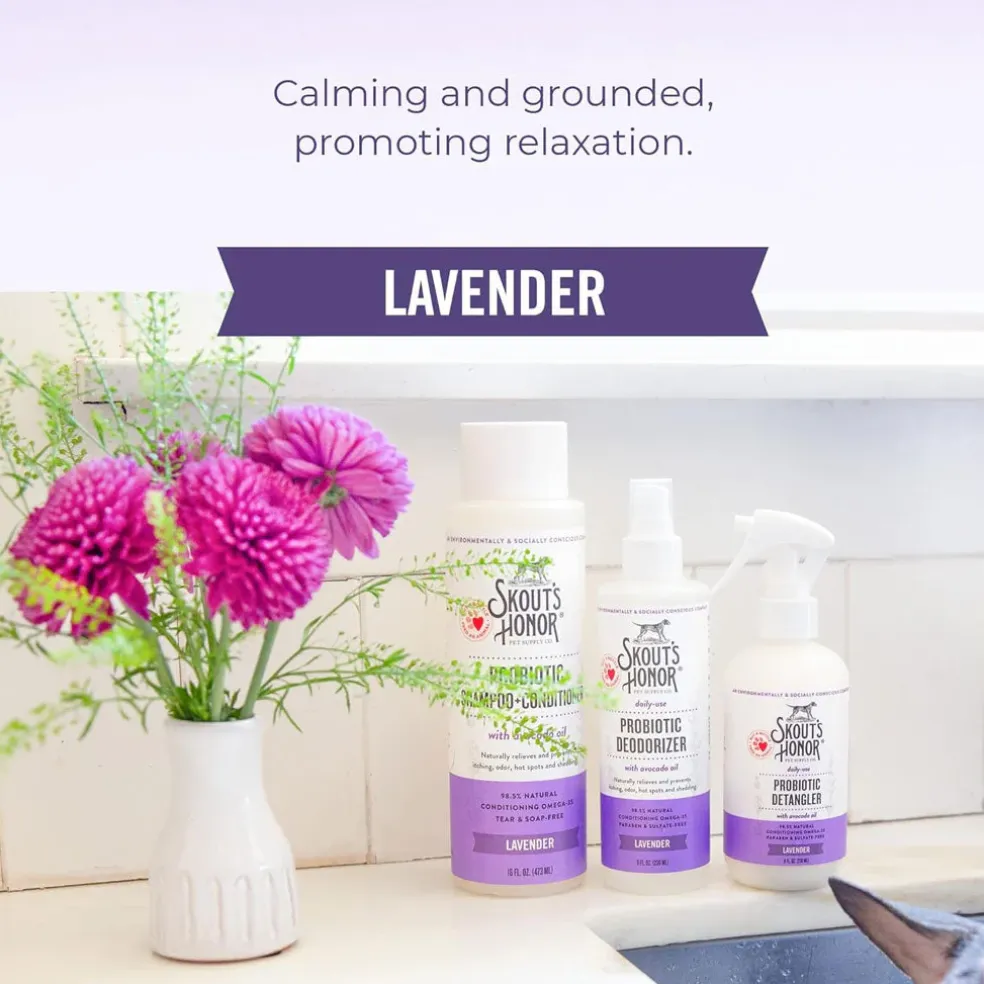 Skout's Honor Probiotic Lavender Dog Deodorizer, 8-oz