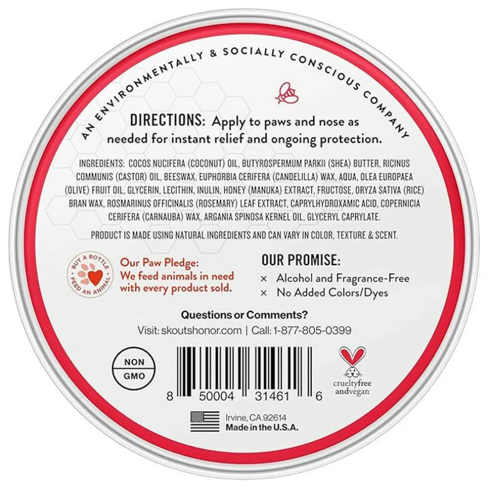 Skout's Honor Probiotic Pet Balm For Dogs & Cats (2 oz)