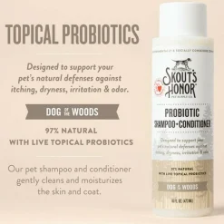 Skout's Honor Probiotic Shampoo & Conditioner for Dogs, Dog of the Woods (16 oz)
