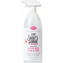 Skout's Honor Severe Mess Solution Cat Stain & Odor Cleaner, 35-oz