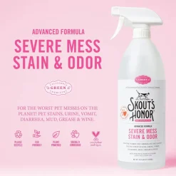 Skout's Honor Severe Mess Solution Cat Stain & Odor Cleaner, 35-oz