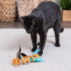 SmartyKat Instincts Crazy Coil Spring Fringe Cat Toy
