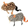 SmartyKat Instincts Safari Creepers Refillable Plush Rat Cat Toys, 2-count