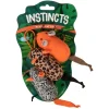 SmartyKat Instincts Safari Sneakers Mice Cat Toys, 3-count
