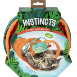 SmartyKat Instincts Teaser Tunnel Activity Tunnel Cat Toy