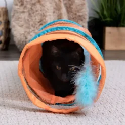 SmartyKat Instincts Teaser Tunnel Activity Tunnel Cat Toy