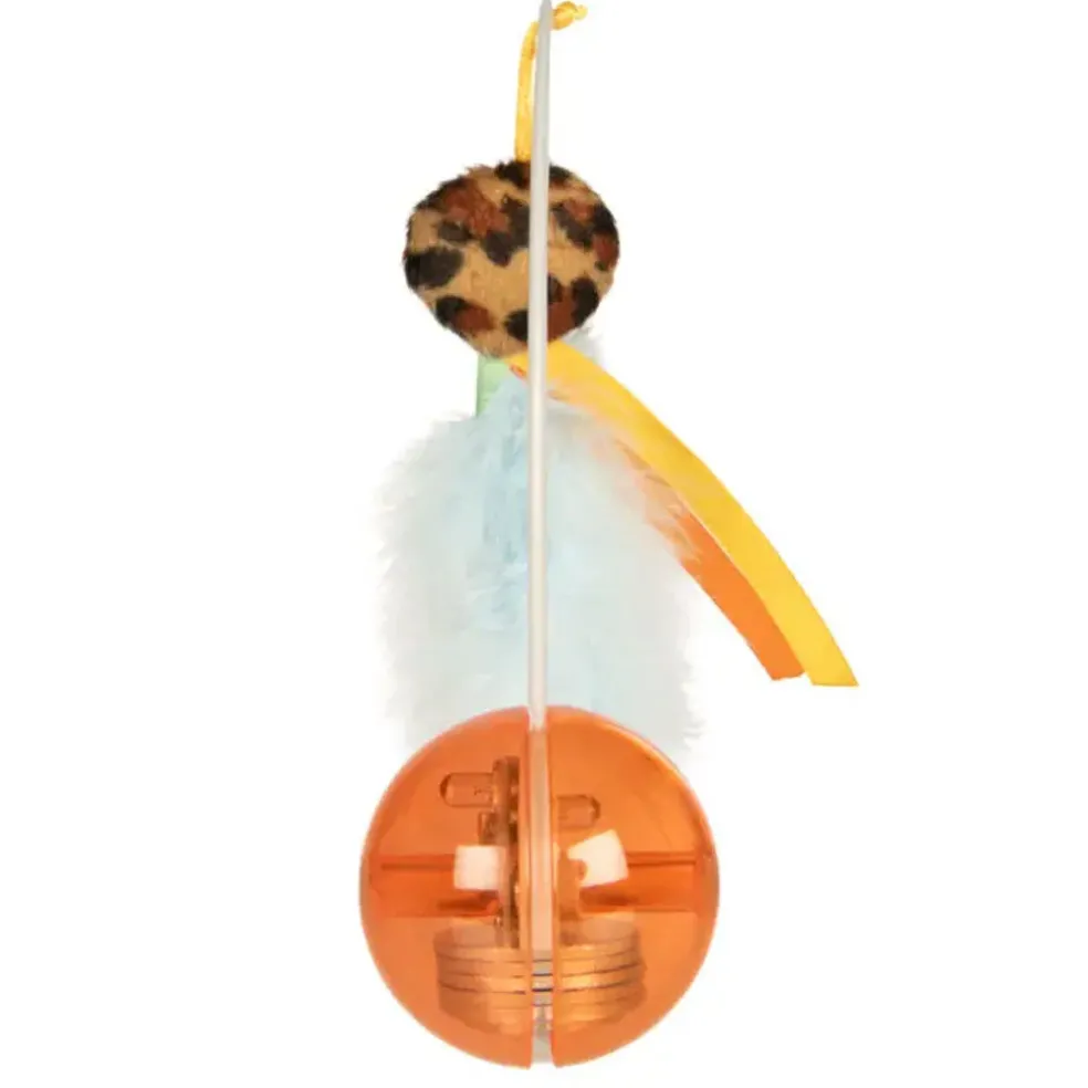 SmartyKat Instincts Twinkle Tipper Electronic Light Cat Toy with Self Righting Teaser Wand