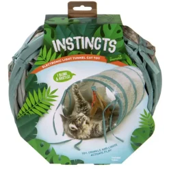 SmartyKat Instincts Twinkle Tube Electronic Light Cat Tunnel Toy