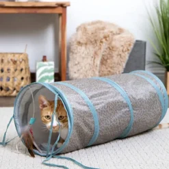SmartyKat Instincts Twinkle Tube Electronic Light Cat Tunnel Toy