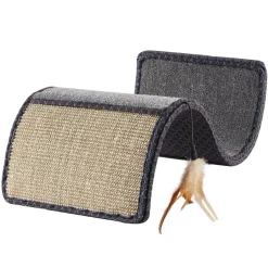 SmartyKat Scratch Scroll Multi-Surface Scratcher with Snap2It Toy For Cats
