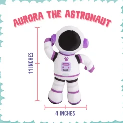 Snugarooz Aurora the Astronaut Plush Dog Toy