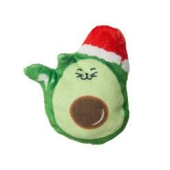SnugArooz Avocato with Santa Hat w/ Catnip Cat Toy