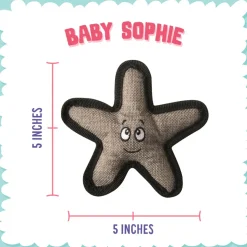 Snugarooz Baby Sophie the Starfish Durable Plush Dog Toy (5.5
