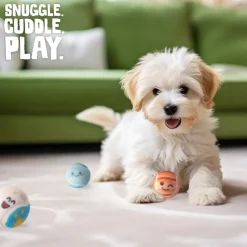 Snugarooz Deep Space Squeaky Fetch & Play Tennis Balls Dog Toy (3 pack)