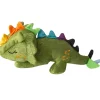 Snugarooz Drowsy Dragon Green Crinkle & Squeak Dog Toy (14")