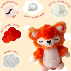 Snugarooz Foxy the Red Panda Plush Dog Toy