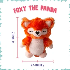 Snugarooz Foxy the Red Panda Plush Dog Toy