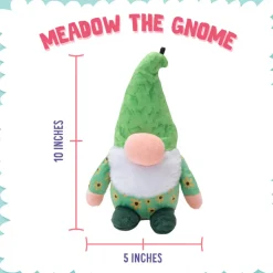 Snugarooz Gnome Crinkle & Squeak Plush Dog Toy