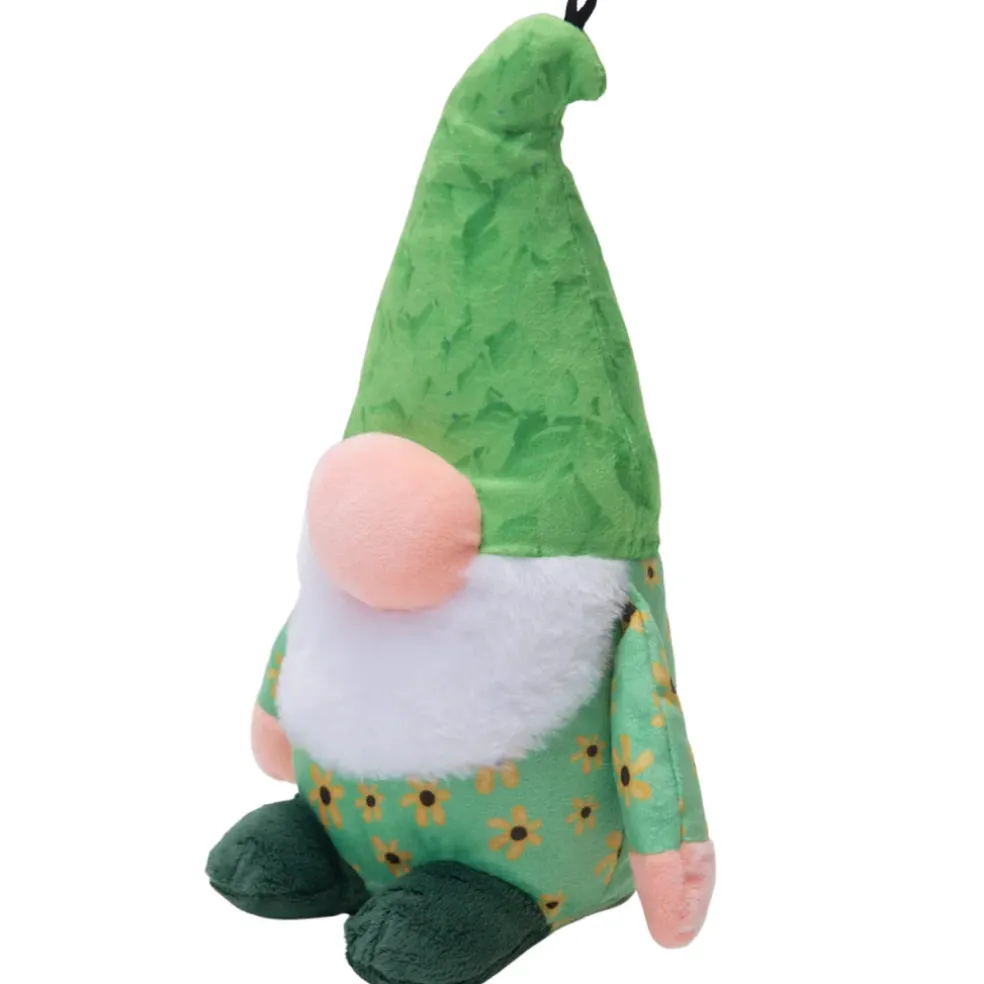 Snugarooz Gnome Crinkle & Squeak Plush Dog Toy