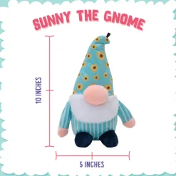 Snugarooz Gnome Crinkle & Squeak Plush Dog Toy