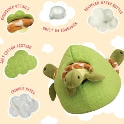 Snugarooz Hide & Seek Reef 4 Toys in 1 Dog Interactive Toy