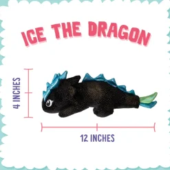 Snugarooz Ice the Dragon Plush Dog Toy