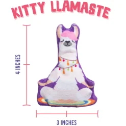 Snugarooz Kitty Llamaste with Catnip Cat Toy