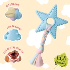 Snugarooz Lil Star Eco-Friendly Dog Chew Toy (7