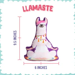 Snugarooz Llamaste Dog Crinkle Plush Toy (10