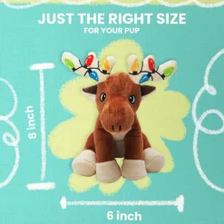 SnugArooz Marty Christmas Crinkle & Squeak Dog Toy