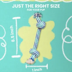 SnugArooz Puppy Fun Rope Dog Toy, Assorted Colors, 7