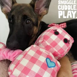 Snugarooz Rosie the Robot Durable Plush Dog Toy (13