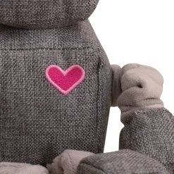 Snugarooz Ryder the Robot Grey Dog Toy (13