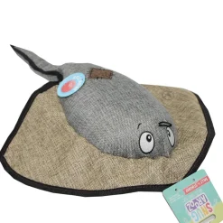 Snugarooz Sally the Stingray 2-in-1 Tough & Durable Dog Toy with Hidden Ball