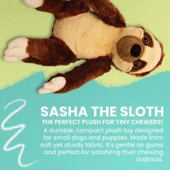 Snugarooz Sasha the Sloth Dog Soft Plush Toys (11")