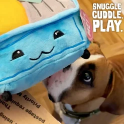 Snugarooz Small Dumpster Fire Plush Dog Toy