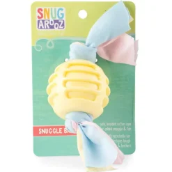 Snugarooz Snuggle Ball Chew Dog Toy -Yellow (8.5")