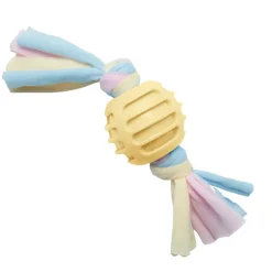 Snugarooz Snuggle Ball Chew Dog Toy -Yellow (8.5