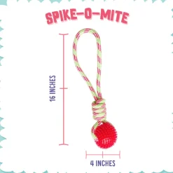 Snugarooz Spike-O-Mite Assorted Colors Dog Rope Toy (16