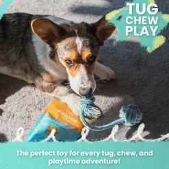 Snugarooz Spikey Beast Dog Rope Toy - Assorted Colors (24