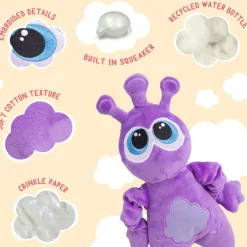 Snugarooz Starla the Alien Soft Squeaky Plush Dog Toy