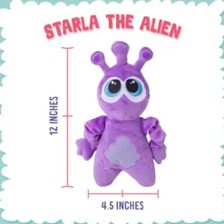 Snugarooz Starla the Alien Soft Squeaky Plush Dog Toy