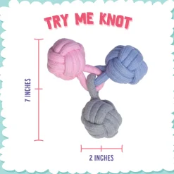 Snugarooz Try Me Knot Dog Rope Toy