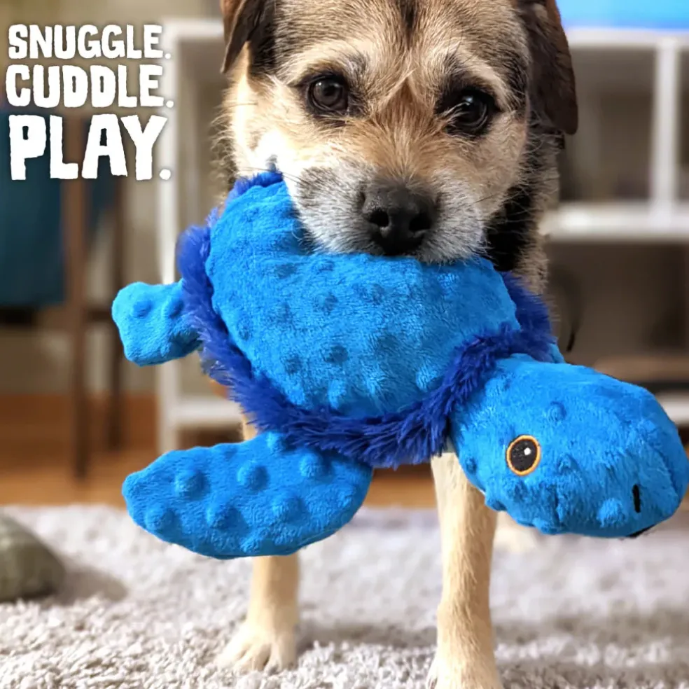 Snugarooz Tucker the Turtle Soft & Durable Plush Dog Toy (10")