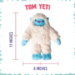 Snugarooz Yeti Squeaker and Crinkle Plush Dog Toy