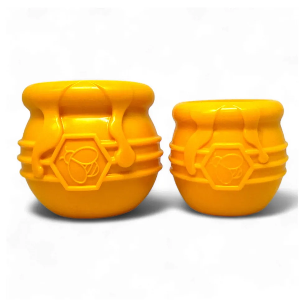 SodaPup Honey Pot Pup-X Durable Rubber Treat Dispenser Toy