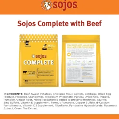 Sojos Complete Beef Recipe Freeze-Dried Adult Food For Dogs