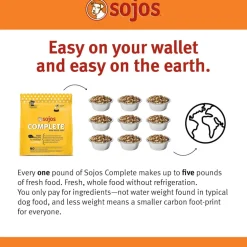 Sojos Complete Beef Recipe Freeze-Dried Adult Food For Dogs